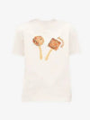 Maraca Logo Print Cotton Short Sleeve T-Shirt White - JACQUEMUS - BALAAN 2