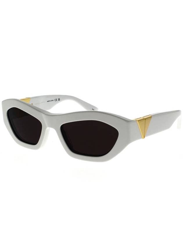 Sunglasses BV1221S 004 004 WHITE WHITE GRAY - BOTTEGA VENETA - BALAAN 3