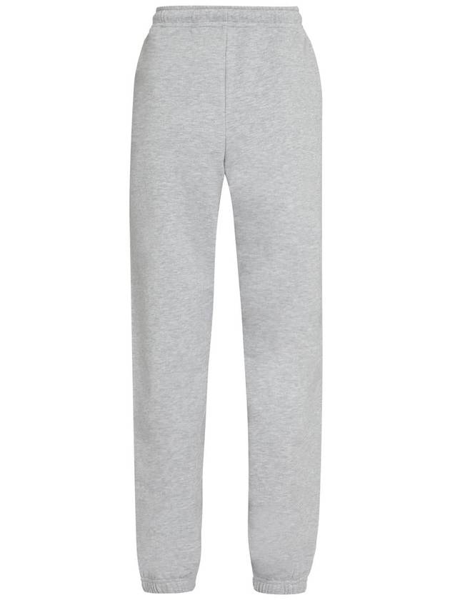 Logo Patch Fleece Jogger Track Pants Grey - MONCLER - BALAAN 3