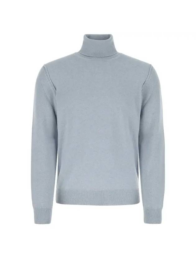 Cashmere Turtleneck Powder Blue - MAISON MARGIELA - BALAAN 1