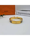 Clic H Bracelet Gold Marron Glace - HERMES - BALAAN 5