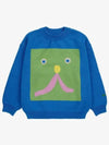 Funny Face Knit Sweater B224AC115 Italian Kids - BOBO CHOSES - BALAAN 2