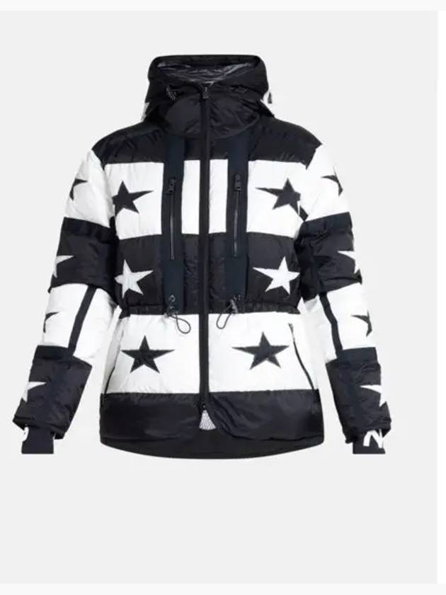 Paula Down Ski Hooded Zip Up Black White - BOGNER - BALAAN 2