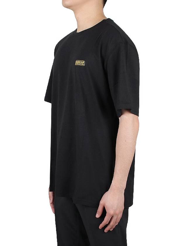 Men's Small Logo Essential Short Sleeve T-Shirt Black - BARBOUR - BALAAN 4