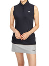 Women's Golf Lare Sleeveless Top Navy - J.LINDEBERG - BALAAN 6