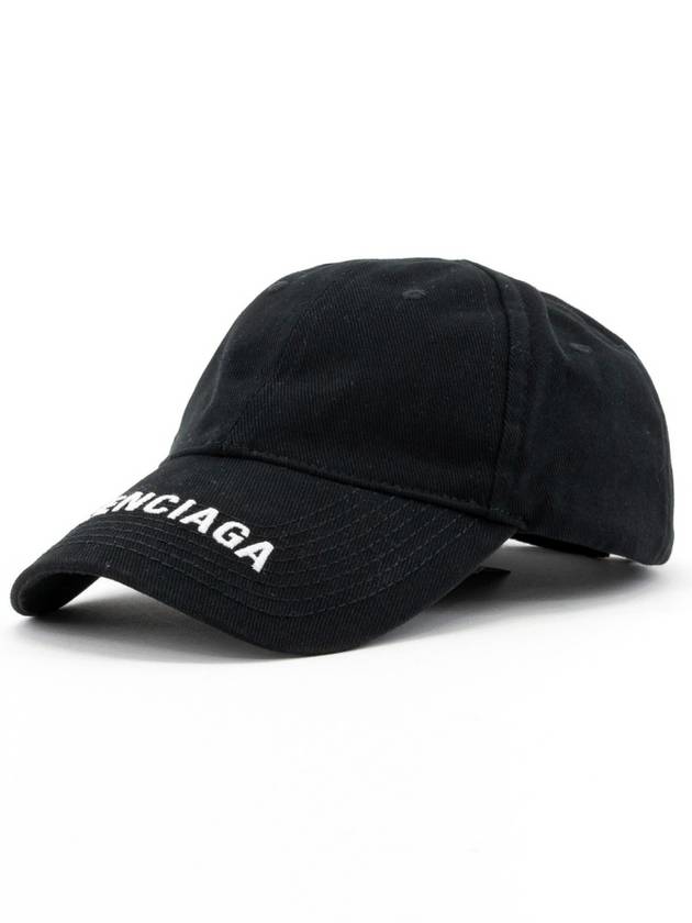 logo ball cap black - BALENCIAGA - BALAAN 3