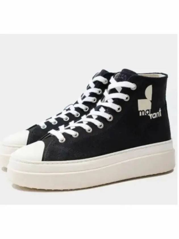 Austen High Top Sneaker Black - ISABEL MARANT - BALAAN 2