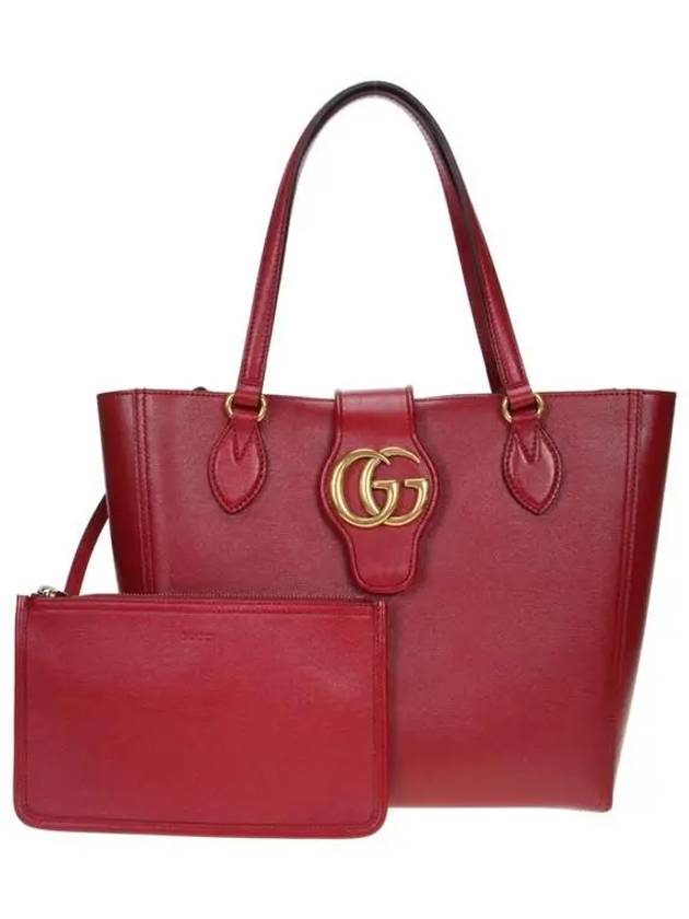 Double G Detail Small Tote Bag Red - GUCCI - BALAAN 2