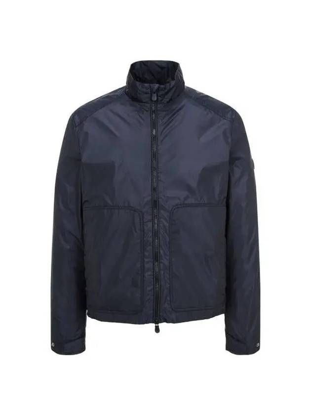 MEN ARISTIDES Glossy Zip Up Jacket Navy - SAVE THE DUCK - BALAAN 1