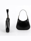 Medium Leather Shoulder Bag Black - PRADA - BALAAN 4