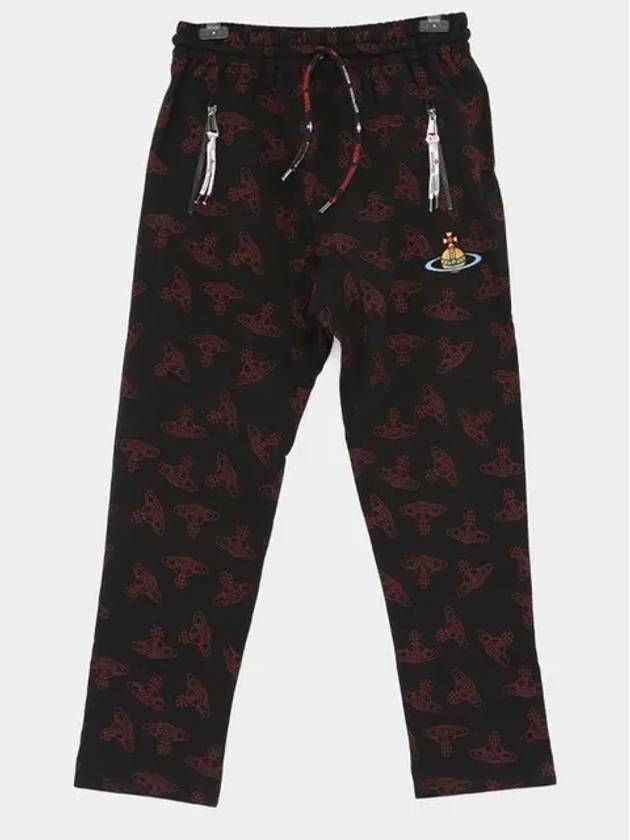 ORB Logo All-Over Track Pants Black - VIVIENNE WESTWOOD - BALAAN 2