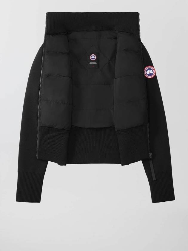 Hybridge Wide Quilted Knit Jacket Black - CANADA GOOSE - BALAAN 3