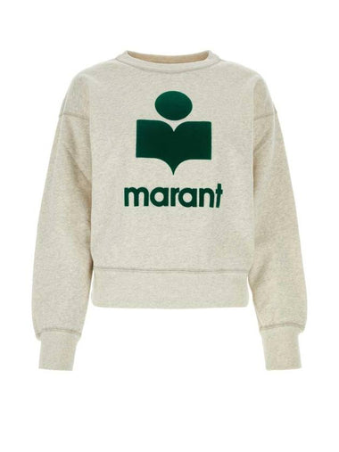 Mobyli Logo Sweatshirt Ivory - ISABEL MARANT ETOILE - BALAAN 1