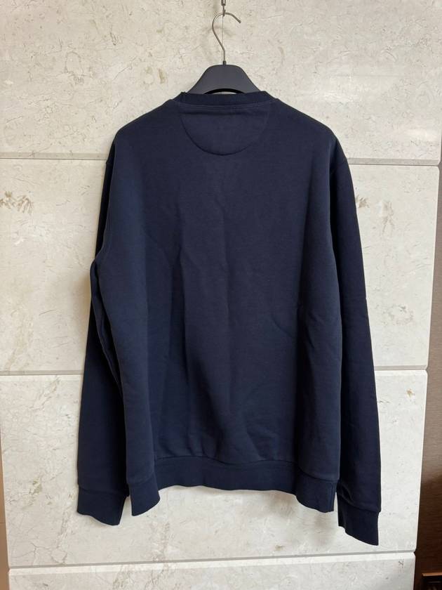 Zegna Leather Point Navy Sweatshirt 50 - ERMENEGILDO ZEGNA - BALAAN 5