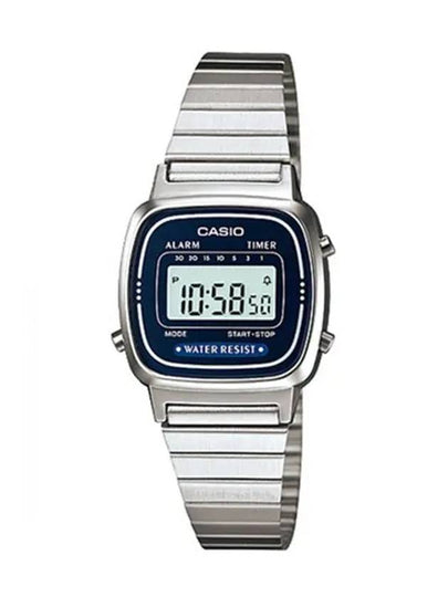 Women's Digital Quartz Metal Watch Silver - CASIO - BALAAN 2