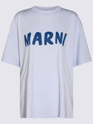 Marni White Cotton T-Shirt - MARNI - BALAAN 1