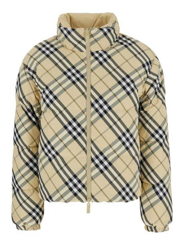 Reversible Check Down Padding Grain - BURBERRY - BALAAN 1