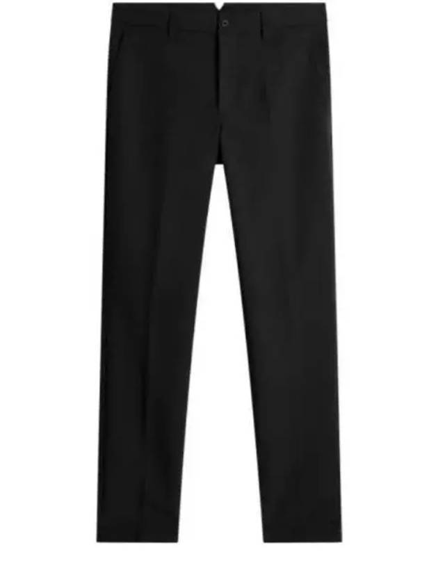 Ellott Bonded Fleece Straight Pants Black - J.LINDEBERG - BALAAN 2