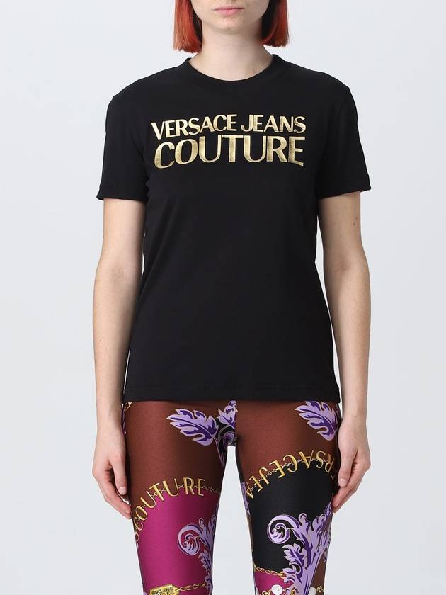 T-shirt Versace Jeans Couture in cotone - VERSACE - BALAAN 1