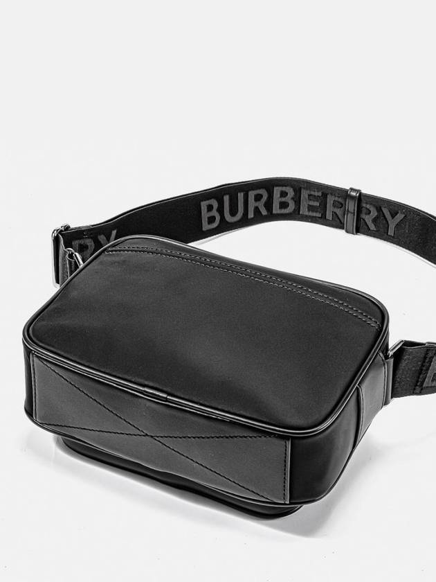 Logo Print Nylon Crossbody Bag Black - BURBERRY - BALAAN 4