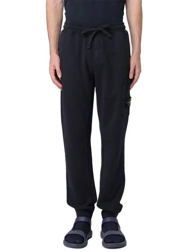 Compass Badge Capered Track Pants Navy - STONE ISLAND - BALAAN 2