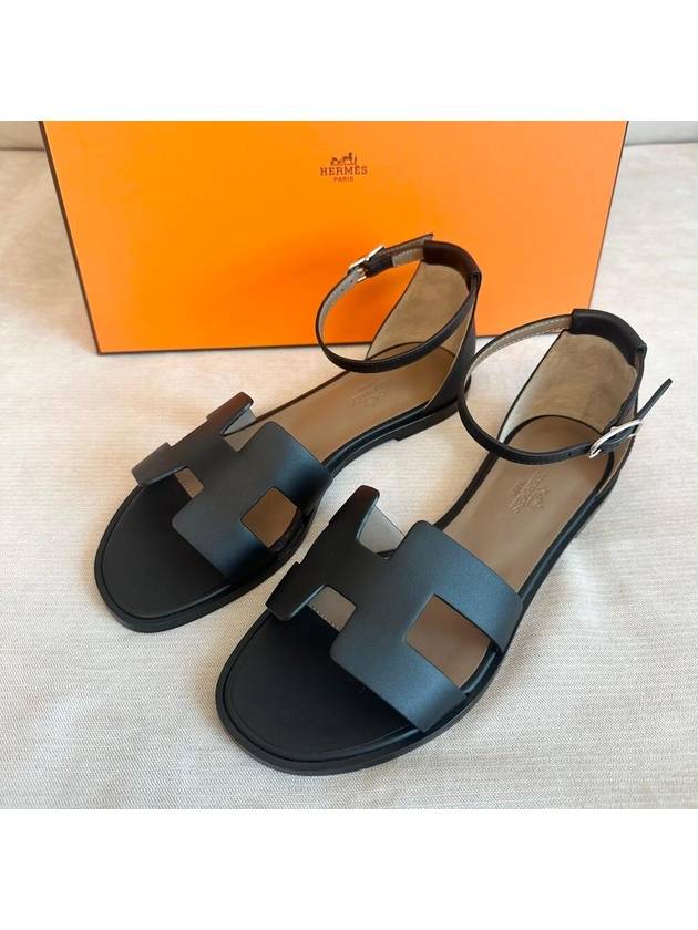 santorini sandals black - HERMES - BALAAN 2