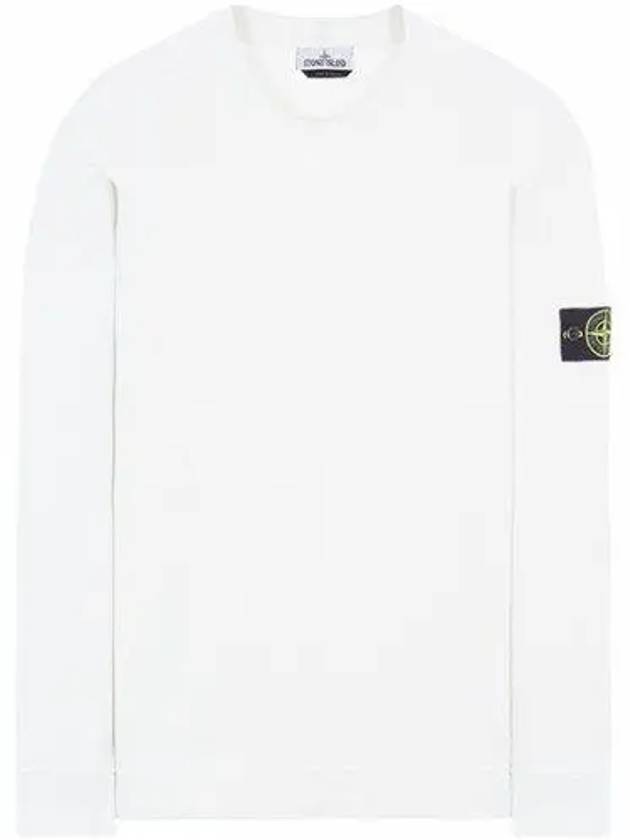 Logo Wappen Patch Sweatshirt White - STONE ISLAND - BALAAN 2