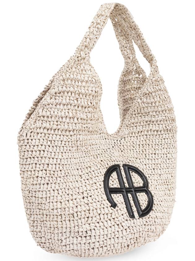 Anine Bing Leah Hobo Small Shoulder Bag, Women's, Cream - ANINE BING - BALAAN 4