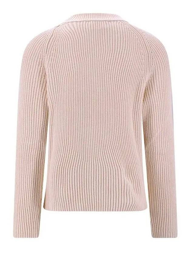 Logo Patch Basic Knit Top Powder Pink - AMI - BALAAN 4