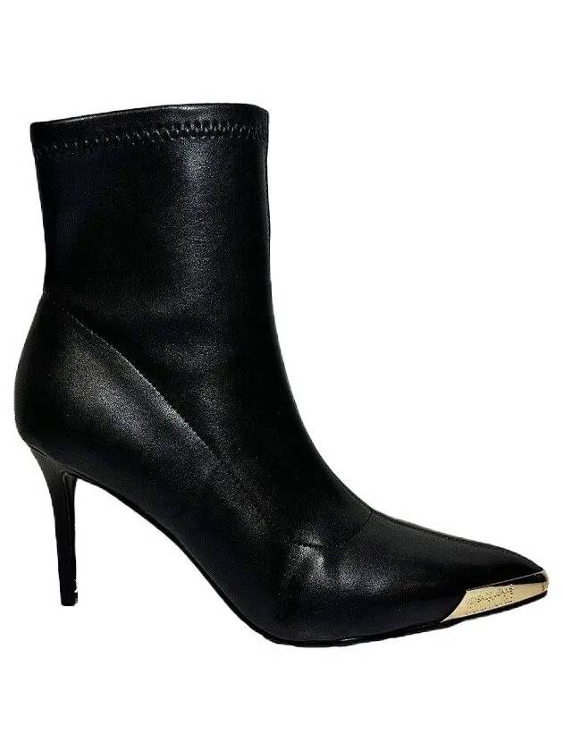 Jeans Metal Toe Ankle Boots Black - VERSACE - BALAAN 2