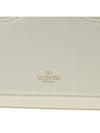 V Logo Type Small Leather Shoulder Bag Ivory - VALENTINO - BALAAN 8