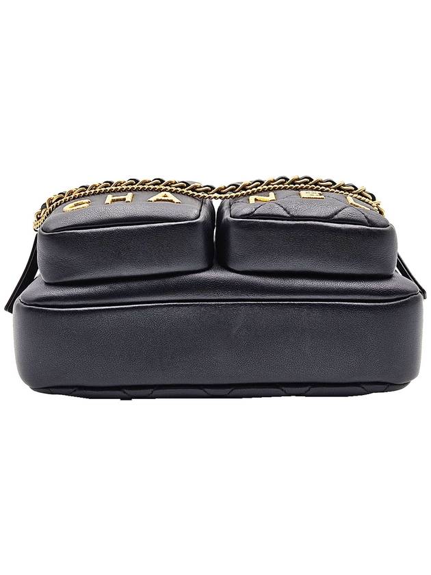 Chanel AS2923 Black Season Double Pocket Camera Bag - CHANEL - BALAAN 6