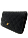 Caviar gold flap long wallet - CHANEL - BALAAN 4