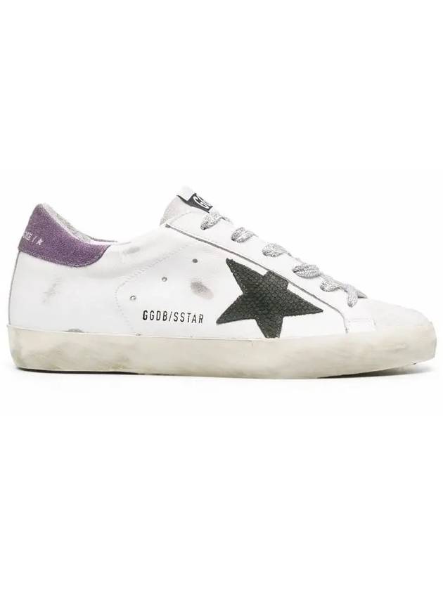 Women's Purple Tab Superstar Sneakers White - GOLDEN GOOSE - BALAAN 3