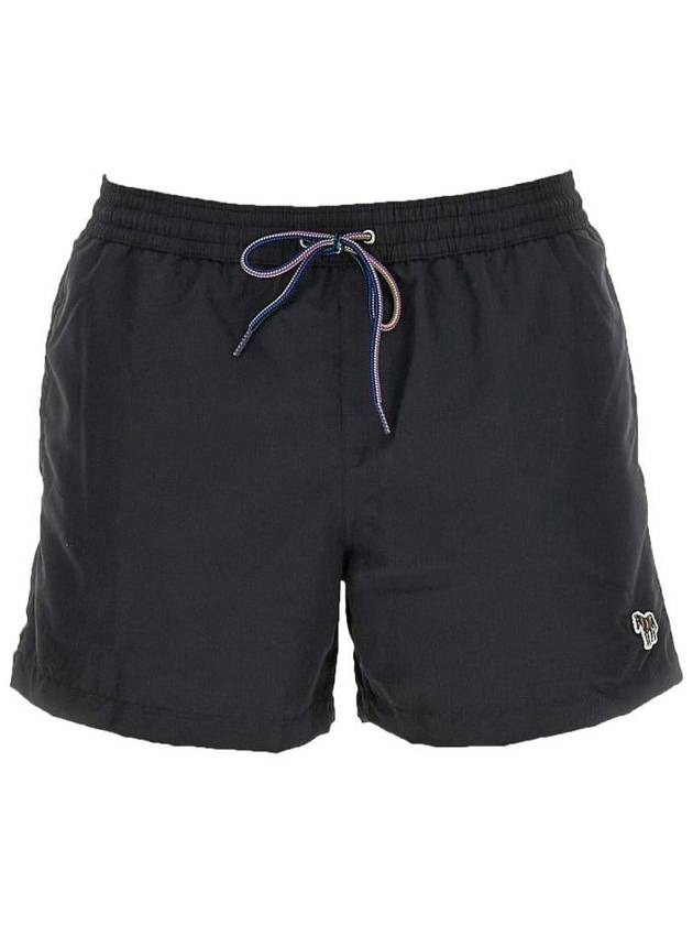 Men's Zebra Logo Swim Shorts Black - PAUL SMITH - BALAAN 2