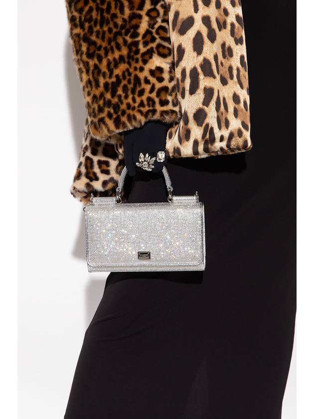 crystal decorated logo mini bag BI3259AN241 - DOLCE&GABBANA - BALAAN 3