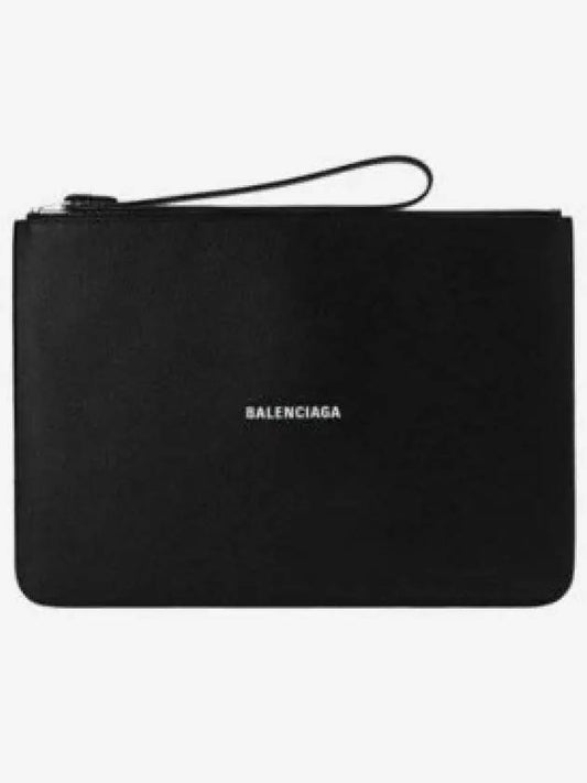 Logo Strap Large Cash Clutch Bag Black - BALENCIAGA - BALAAN 2
