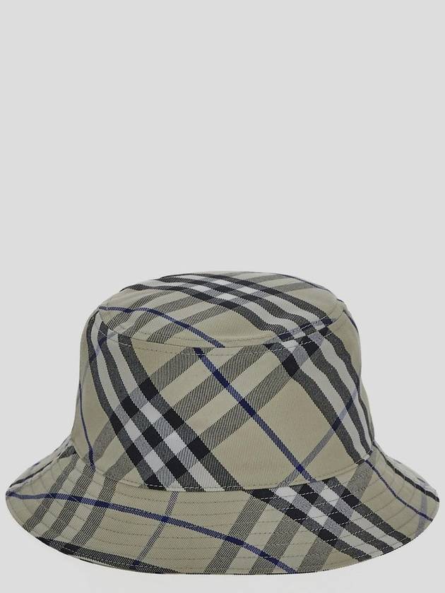 Check Bucket Hat Green - BURBERRY - BALAAN 3