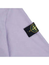 Brushed Cotton Fleece Garment Dyed Crewneck Sweatshirt Lavender - STONE ISLAND - BALAAN 6