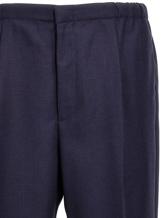 Wool Trousers Slacks Blue - FENDI - BALAAN 4