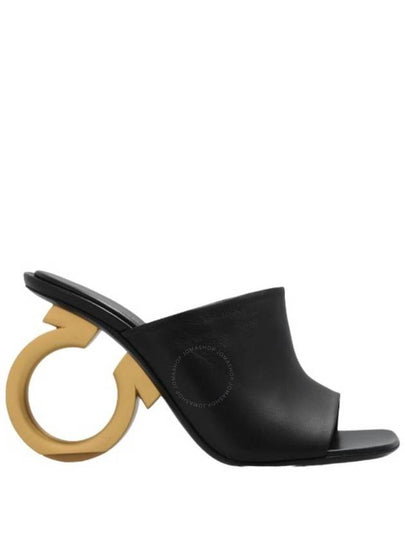 Elina Sandals Heels Black - SALVATORE FERRAGAMO - BALAAN 2