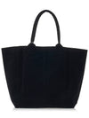 Yenky Logo Tote Bag Black - ISABEL MARANT - BALAAN 4