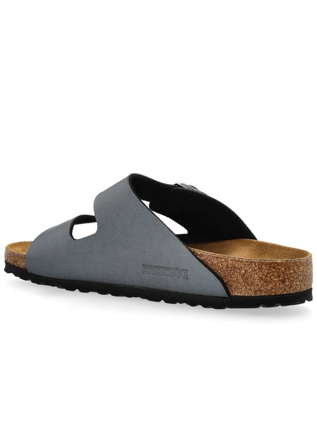 Birkenstock Slides Arizina BS, Women's, Silver - BIRKENSTOCK - BALAAN 5