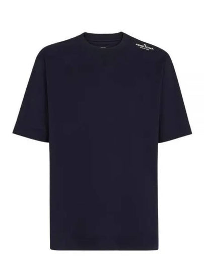 Jersey Short Sleeve T-Shirt Blue - FENDI - BALAAN 2