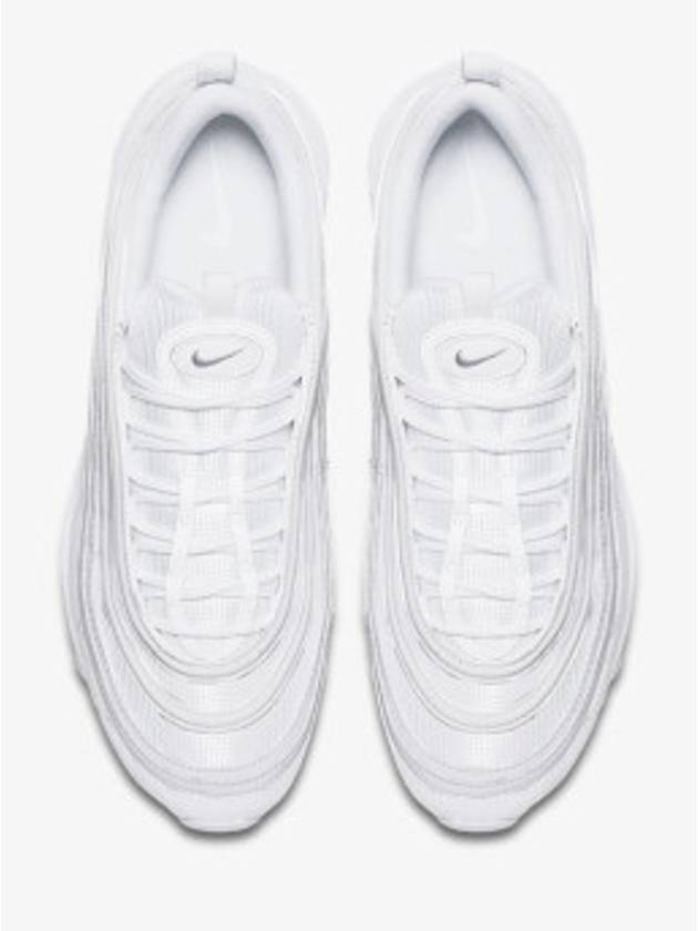 Air Max 97 Low Top Sneakers Triple White Wolf Grey - NIKE - BALAAN 5