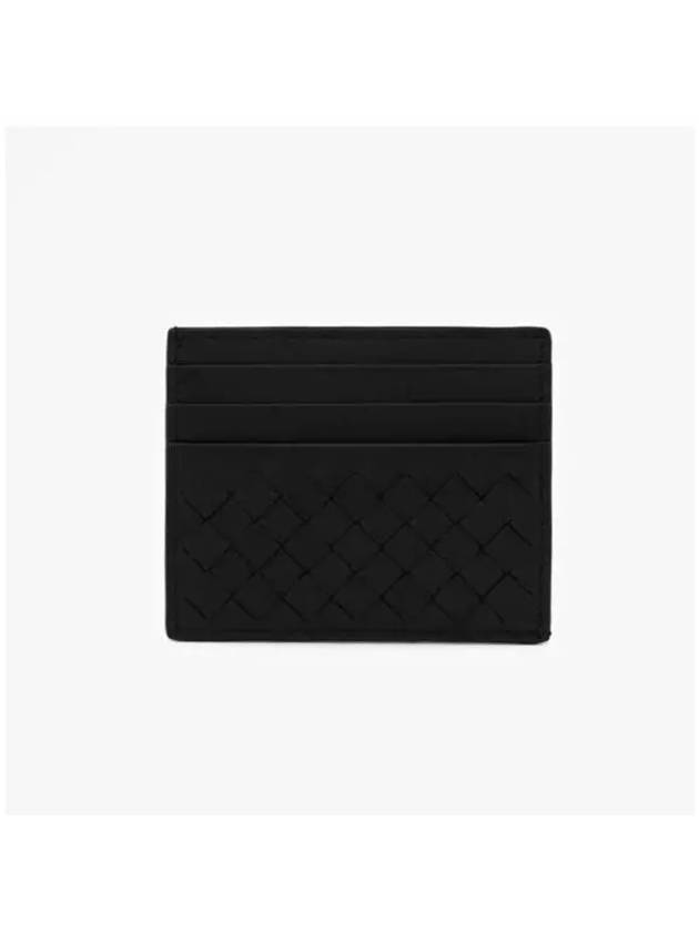 Intrecciato Card Wallet Black - BOTTEGA VENETA - BALAAN 3