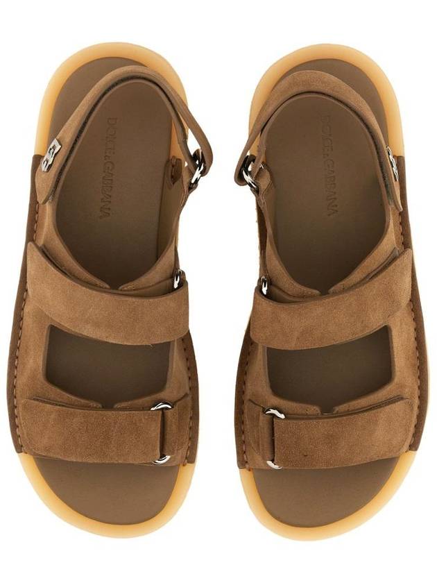 Dolce & Gabbana Suede Sandal - DOLCE&GABBANA - BALAAN 6