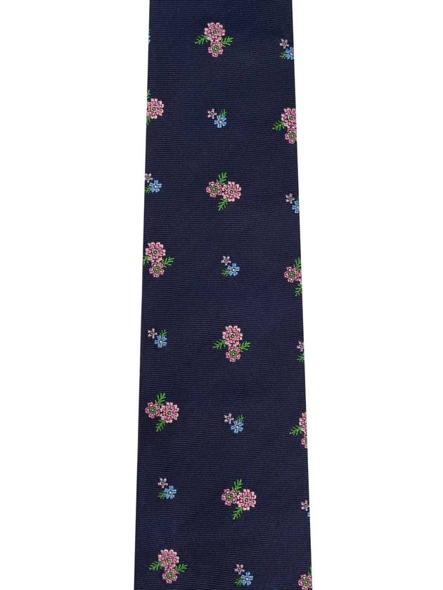 Paul Smith Silk Tie, Men's, Navy Blue - PAUL SMITH - BALAAN 4