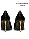 Opium Pumps Black Gold - SAINT LAURENT - BALAAN 7