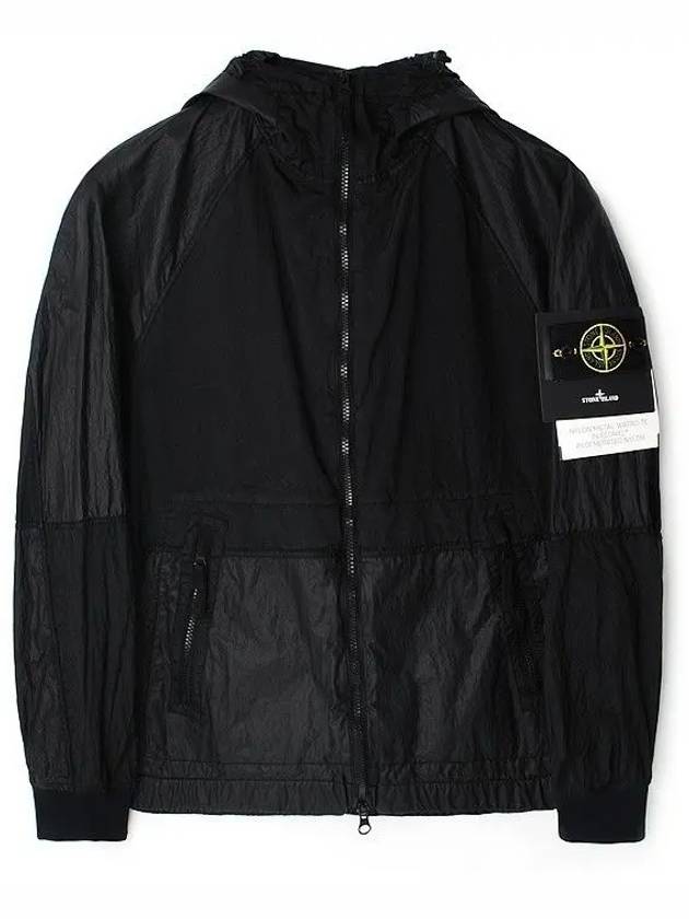 Nylon Metal Watro-TC Hooded Jacket Black - STONE ISLAND - BALAAN 2